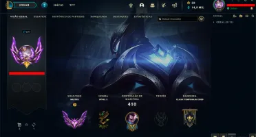 Conta Mestre Lol 76 Skins (League Of Legends)