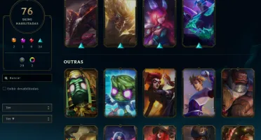 Conta Mestre Lol 76 Skins (League Of Legends)