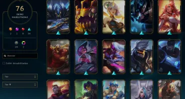 Conta Mestre Lol 76 Skins (League Of Legends)