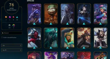 Conta Mestre Lol 76 Skins (League Of Legends)