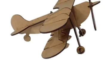 Kit Avião Biplano 23cm Mdf Corte Laser Personalizado,...
