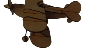 Kit Avião Biplano 23cm Mdf Corte Laser Personalizado,...