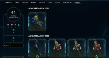 Conta League Of Legends, TOP,  265 skins, todos os campeoes