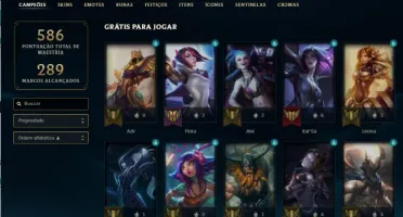 Conta League Of Legends, TOP,  265 skins, todos os campeoes