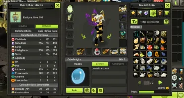 Dofus Touch eni lv 191 scrolada server brutas