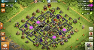 conta Clash of Clans cv 9