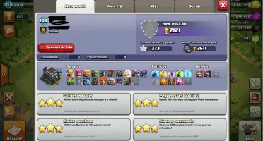 conta Clash of Clans cv 9