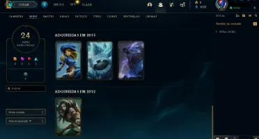 Conta Lol antiga