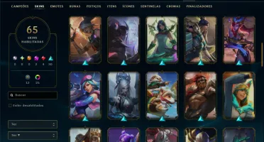 Mestre com TODOS os Champs e 65 Skins +1 Prestigio