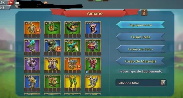 Conta Lords Mobile 51M de Poder T4 Quase Prontas