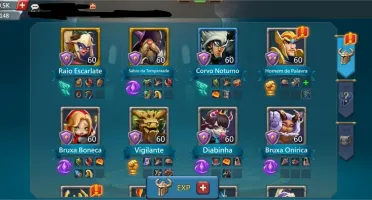 Conta Lords Mobile 51M de Poder T4 Quase Prontas