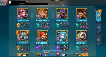 Conta Lords Mobile 51M de Poder T4 Quase Prontas