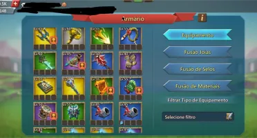 Conta Lords Mobile 51M de Poder T4 Quase Prontas