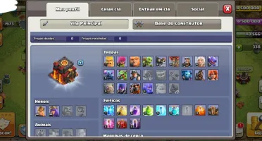 CONTA CLASH ROYALE LVL 12