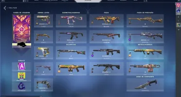 CONTA VALORANT + LOL TODOS OS AGENTES E VÁRIAS SKINS