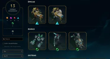 Conta League of legends 10 anos+