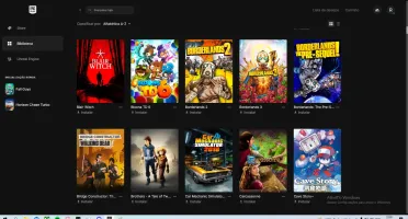 Conta Epic Games com vários jogos