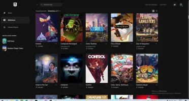 Conta Epic Games com vários jogos