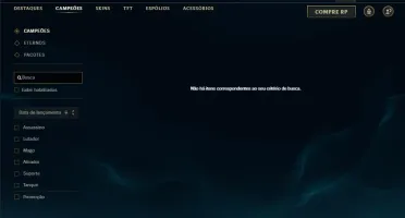 Conta Lvl 462 com 203 skins Preço desapego