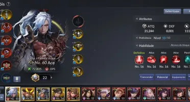 Conta Seven Knight 2 Lev 60