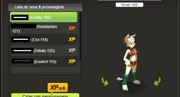 CONTA DOFUS TOUCH BRUTAS - ECAFLIP 166