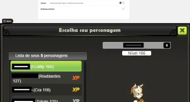 CONTA DOFUS TOUCH BRUTAS - ECAFLIP 166
