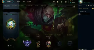 Conta Diamante 4 smurf, win rate alto, e-mail não verificado