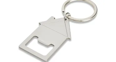 Chaveiro Abridor de Metal em Formato de Casa