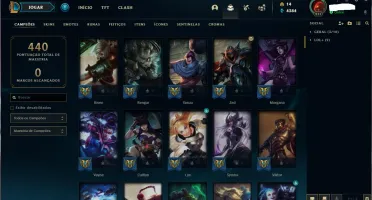 Conta LOL Platina season 2021  Level 211