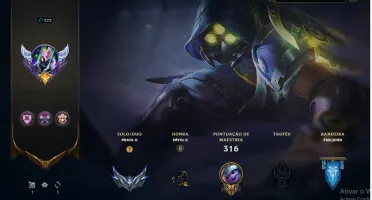 Conta Lol (prata 2) com 266 Skins + Chromas