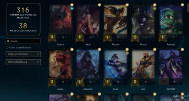 Conta Lol (prata 2) com 266 Skins + Chromas