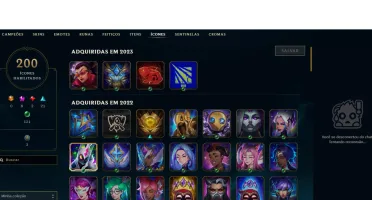 Conta Lol (prata 2) com 266 Skins + Chromas
