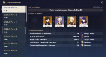 Conta genshin impact ar 59 Yelan + Aqua Simulacra