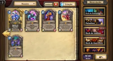 Conta Hearthone Simples, Porém barata 15 Lendários