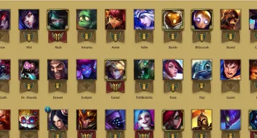 CONTA MESTRE, 76 CAMPEÕES, 26 SKIN, BORDA MESTRE