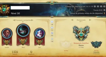 CONTA MESTRE, 76 CAMPEÕES, 26 SKIN, BORDA MESTRE