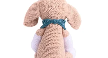 Cachorro Beagle em Amigurumi