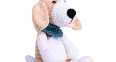 Cachorro Beagle em Amigurumi