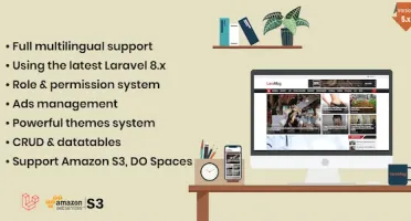 Source PHP LaraMag - Sistema multilíngue de notícias