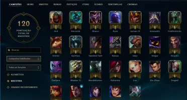 Conta Platina 4 || 44 VITORIAS 19 DERROTAS