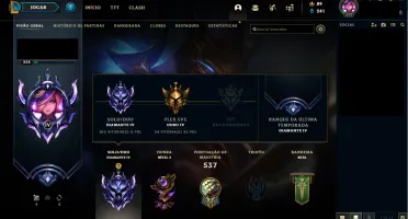 CONTA LOL - DIAMANTE 4 • PROMOÇÃO !!!