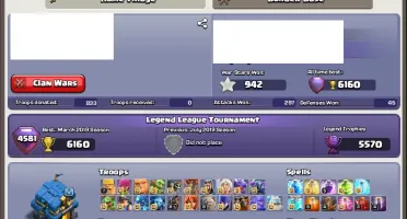 Conta CV 12 Clash of Clans - BARATO