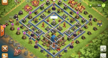 Conta CV 12 Clash of Clans - BARATO