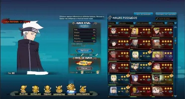 Conta Naruto Online s455 Relâmpago Gêmeos