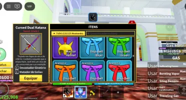 Conta de blox fruits com gás equipada