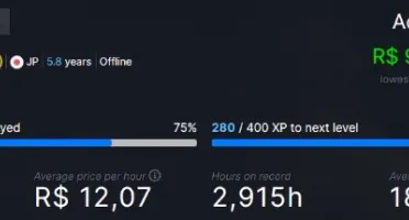 Conta Steam, lvl 33 com 126 jogos
