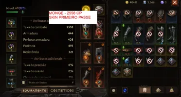 Conta Blizzard: WoW SL, Diablo Imortal, Diablo 3, WarcraftRF