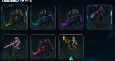 CONTA PRATA 2 MMR BOM COM 131 SKINS (gold se quiser)