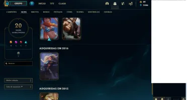 Conta LOL gold 3