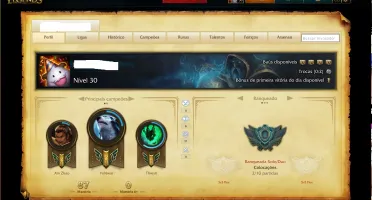CONTA DE LEAGUE OF LEGENDS B1 S6 / 33 Champs - 9 skins